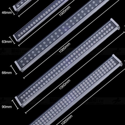 12W18W24W30W36W48W72WLED洗墙灯一米1mDMX512控制户外防雨水IP65