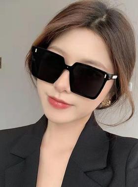 网红款墨镜女大框遮脸方形太阳镜 防紫外线ins风大脸潮太阳眼镜