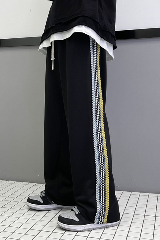 2023春季美式宽松抽绳直筒运动休闲裤KK21-P45,男装休闲裤,星座101A-1