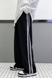 2023春季宽松抽绳竖条纹百搭运动休闲裤KK19-P45，男装休闲裤，星座101A-1