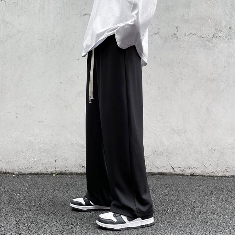 2023春季宽松直筒抽绳运动休闲运动裤裤KK18-P40，男装休闲裤，星座101A-1