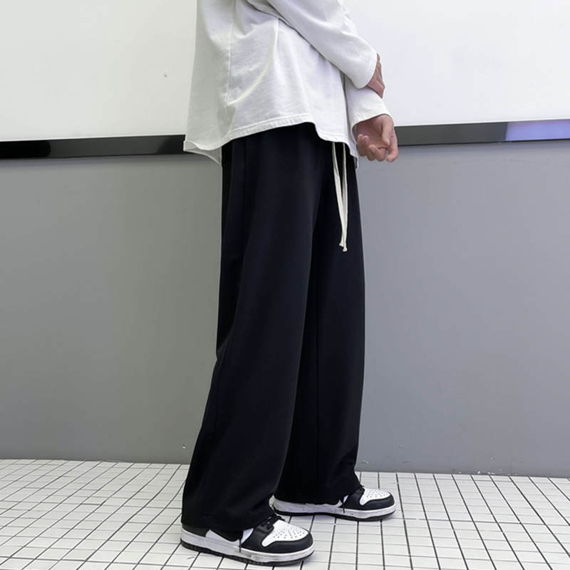 2023春季宽松抽绳阔腿运动休闲卫裤KK18-P40,男装休闲裤,星座101A-1