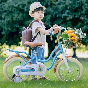 正品永久儿童自行车3-6岁以上16寸男孩女孩脚踏车单车带辅助轮