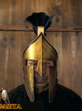 可戴中世纪武士斯巴达300勇士头盔 热销原创怀旧设计酒吧客厅摆设