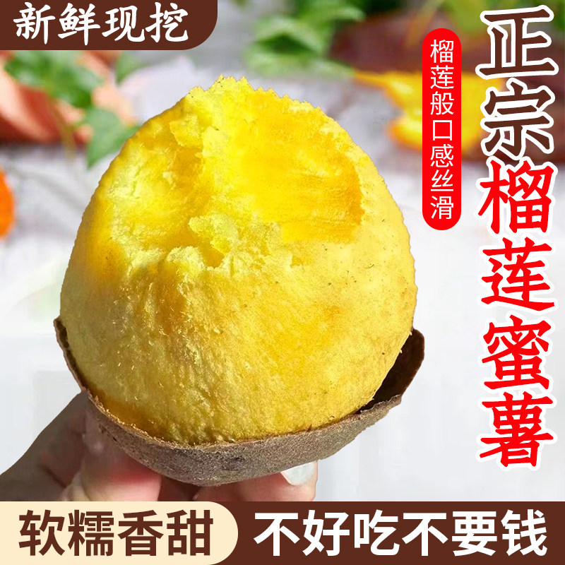 高端品种榴莲蜜薯地瓜图片