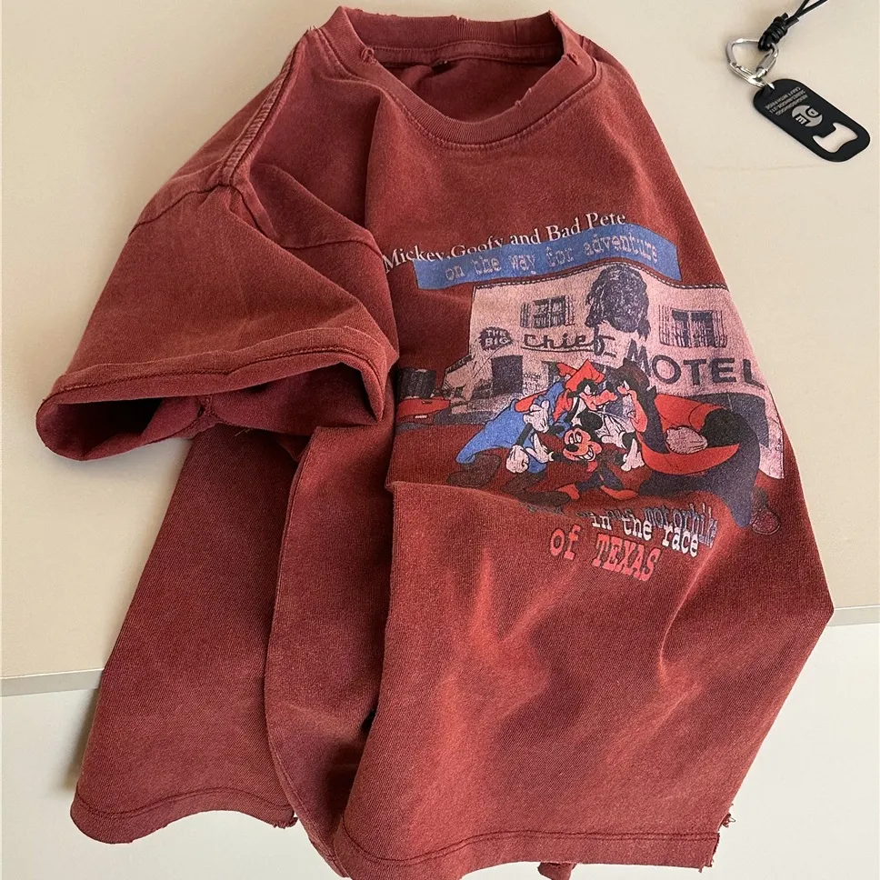 儿童复古卡通炒色圆领短袖T恤衫2026春夏款男童纯棉休闲半袖上衣,童装/婴儿装/亲子装,T恤,淘宝优惠券,粉丝福利购,淘宝优惠卷