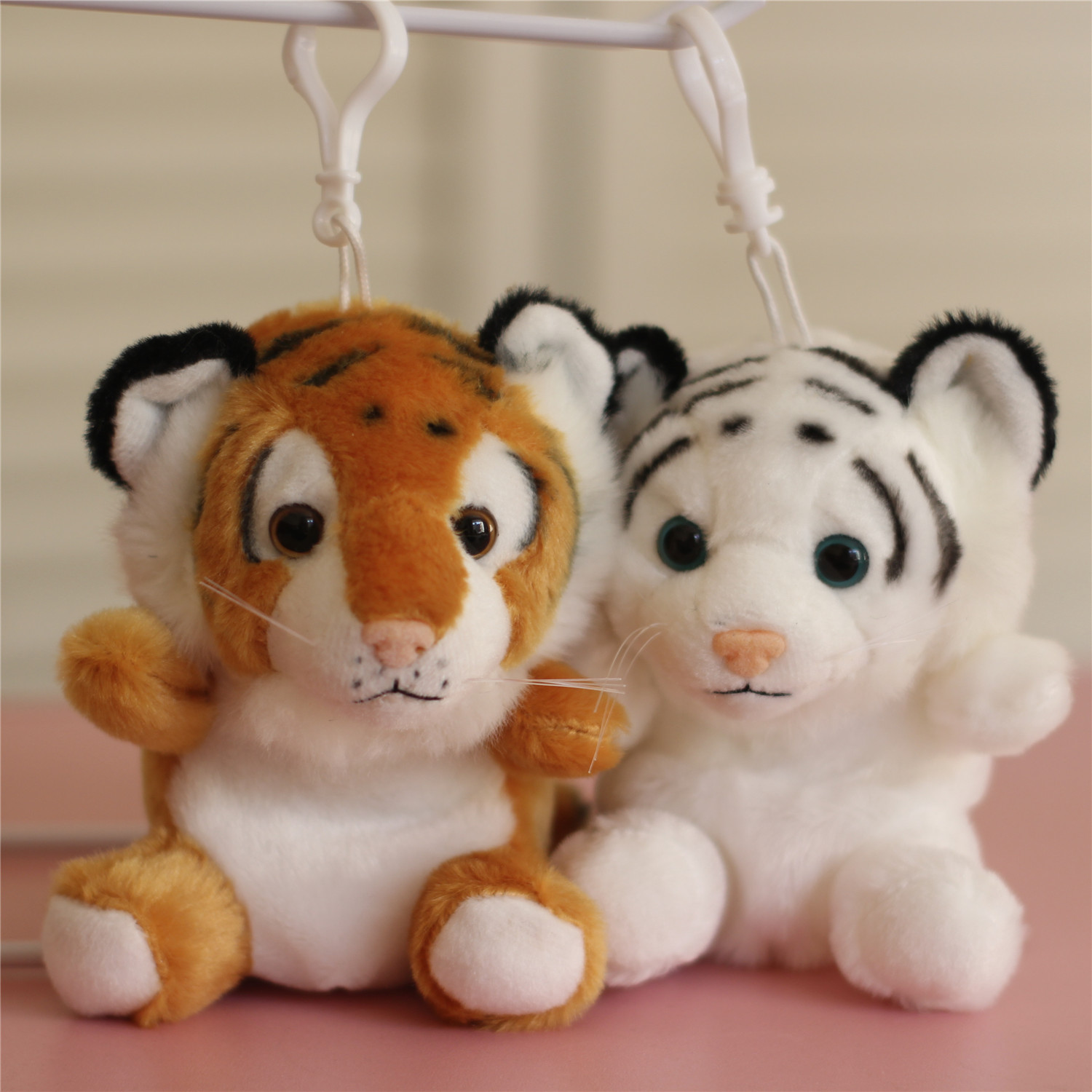 可爱老虎毛绒零钱包玩偶小挂件