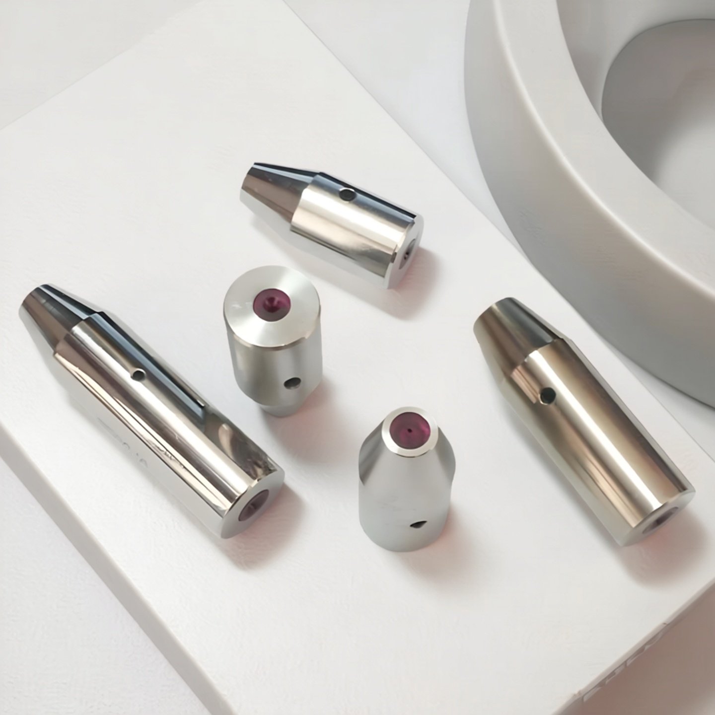 穿孔机旋转头配件红宝石放电眼模导嘴 打孔机导向器0.3-1.0