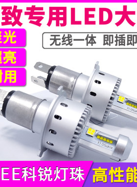 标志标致3008 408 新308 4008 2008 5008 307改装专用LED大灯灯泡