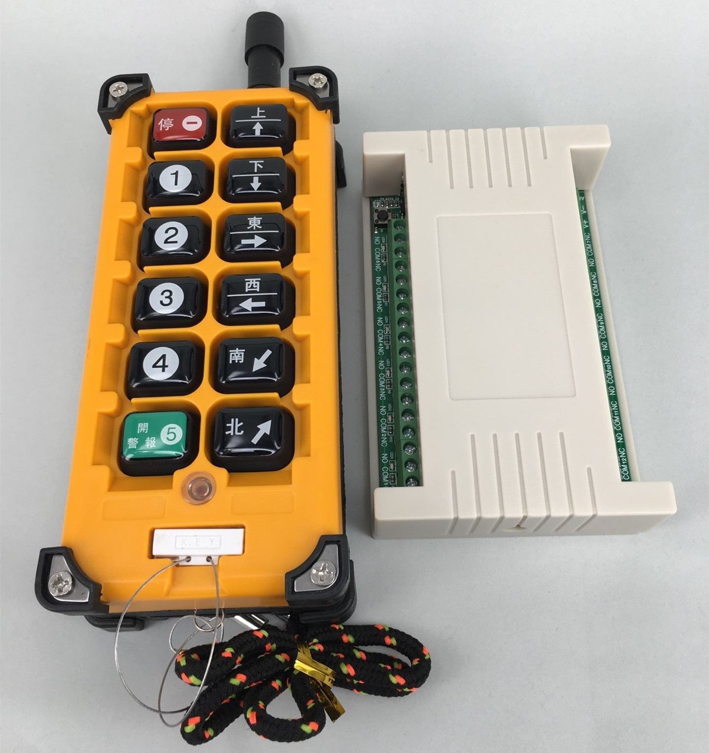 新款12路5v12v24v无线遥控开关多功能接收控制行车控制器灯具电机