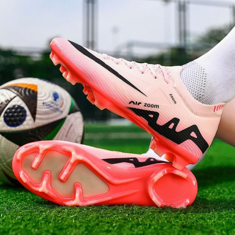 跨境代发低帮足球鞋学生成人比赛训练青少年运动AG长钉TF碎钉球鞋