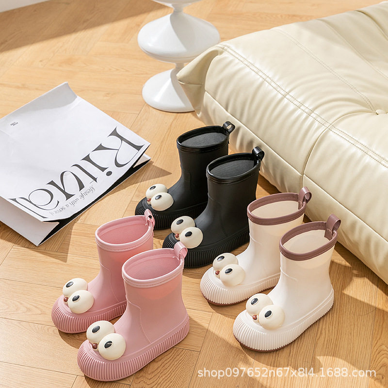 可爱雨鞋女款外穿夏时尚学生成人水鞋女防水防滑雨靴加绒套鞋LFY