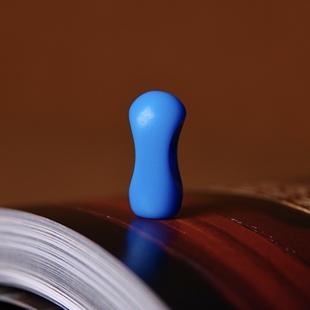 牧区蓝色树脂料器一体式大孔道三通佛头配件文玩手工DIY念珠束尾