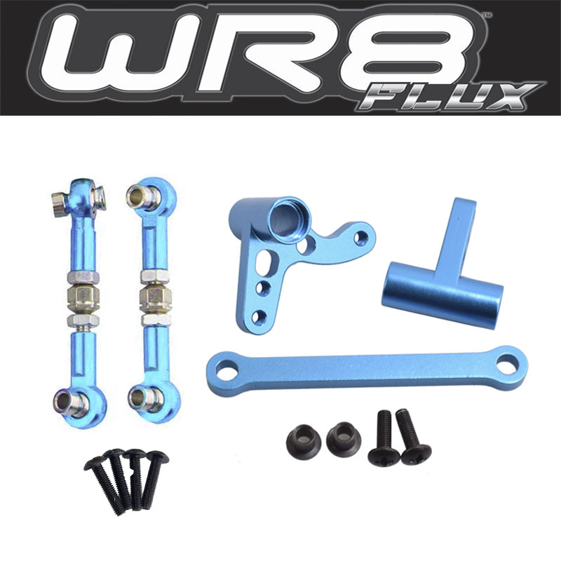 RC HPI WR8 FLUX电车福特嘉年华金属升级OP件转向组件铝合金拉杆