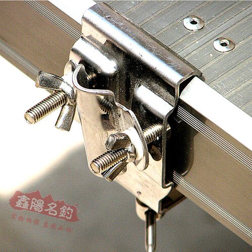 外挂滑动伞架 加厚型不锈钢伞架 所有钓台通用 任意定位