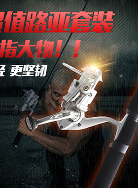 美国鹰牌Fenwick综合EGTS路亚竿直柄纺车轮钓鱼竿1.98/2.10米