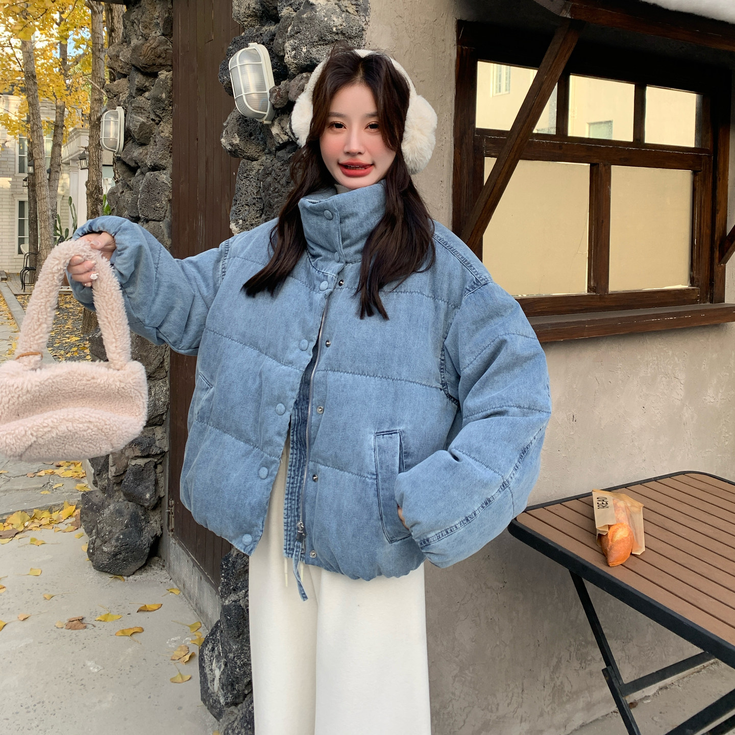 【新品大货已出】加厚牛仔款90白鸭绒羽绒服2265-P335-控498,女装短外套,2C121