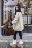 【新款】中长款加厚羊羔毛两面穿派克服2253-P235-控338，女装棉衣/棉服，2C121