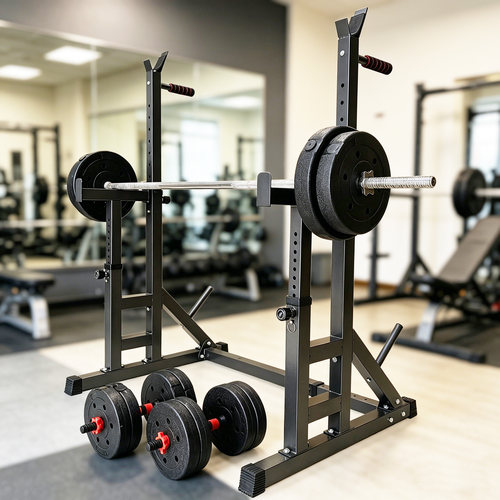三级头深蹲架可调高承重200kg