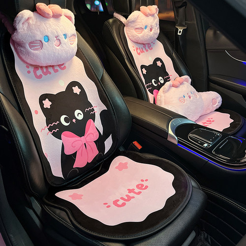 加厚毛绒汽车坐垫2025新款座椅套