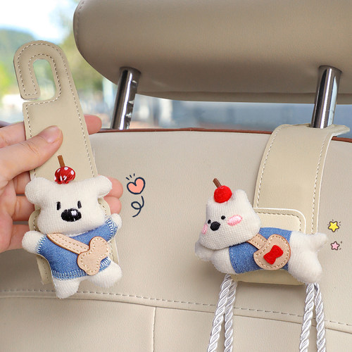 翻毛皮可折叠车载挂钩2025新款