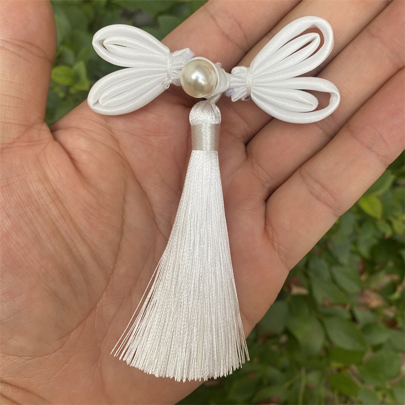 古风汉服旗袍盘扣手工编织流苏蝴蝶结纽扣装饰品复古中国风配件