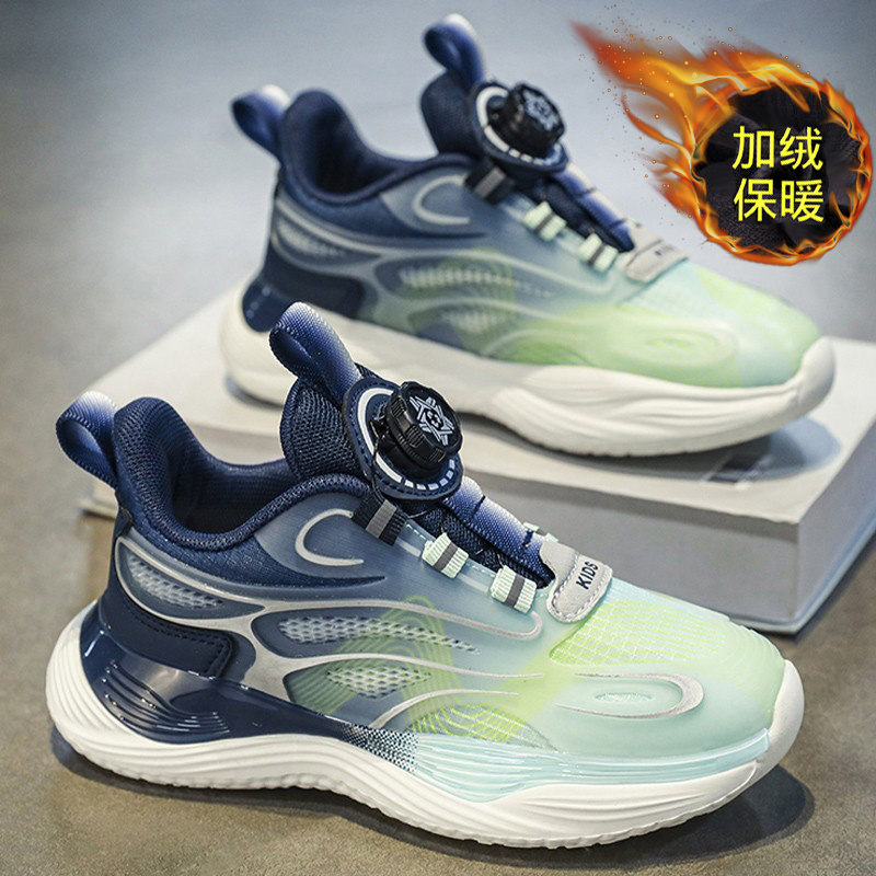 不系鞋带男鞋冬季加绒保暖男孩篮球运动鞋大童青少年初中学生棉鞋,运动鞋new,运动休闲鞋,淘宝优惠券,粉丝福利购,淘宝优惠卷