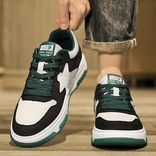 男鞋秋冬2025新款板鞋感青少年运动鞋初中学生加绒保暖二棉鞋