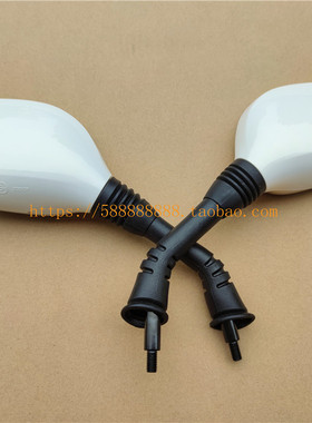 新大洲本田摩托配件SDH110T-3/5/NS110i反光镜倒车镜后视镜白色