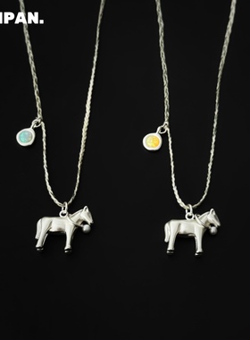 SAMPAN小众设计感小马项链女高级感简约时尚生肖动物毛衣链