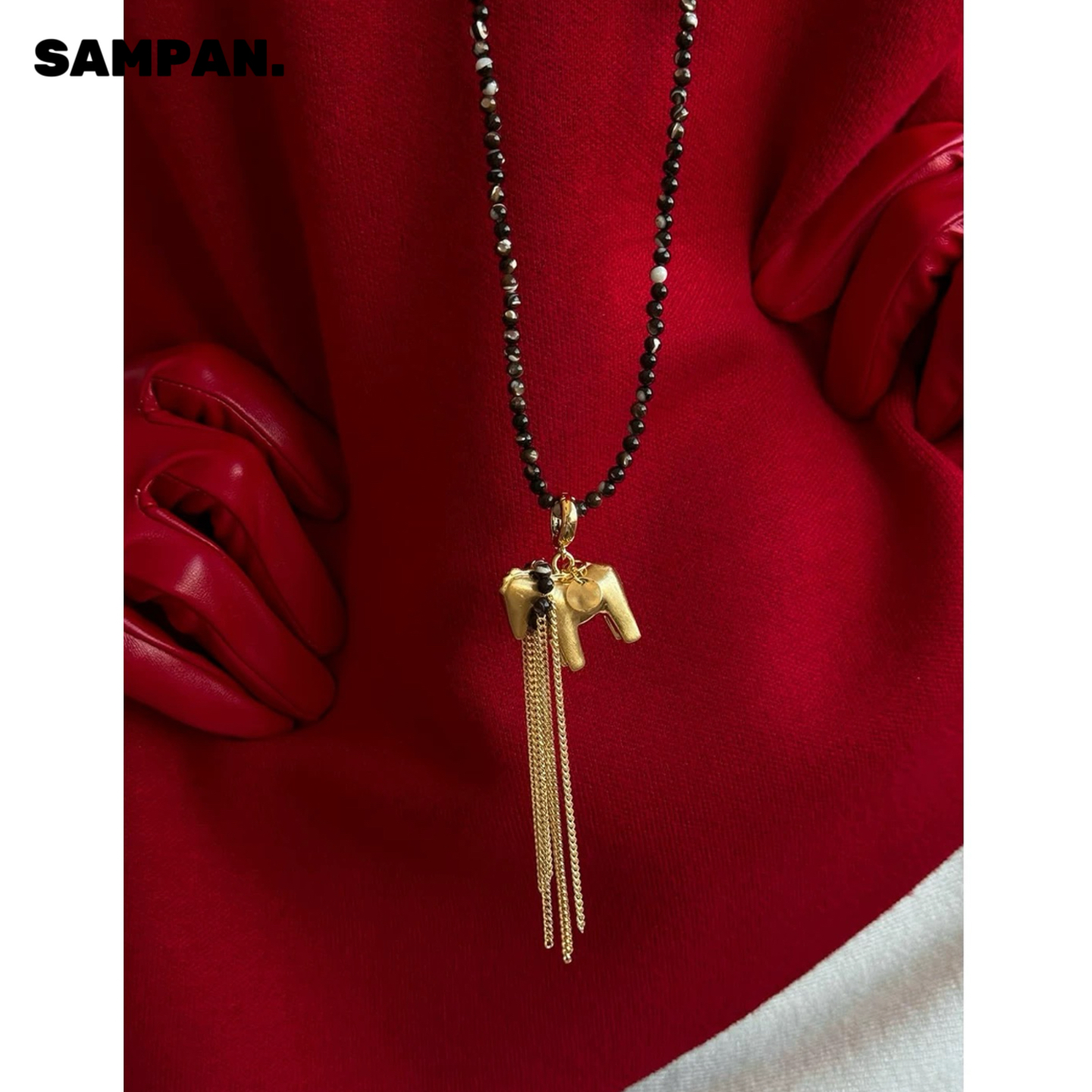 幸福之马本命年小马吊坠项链