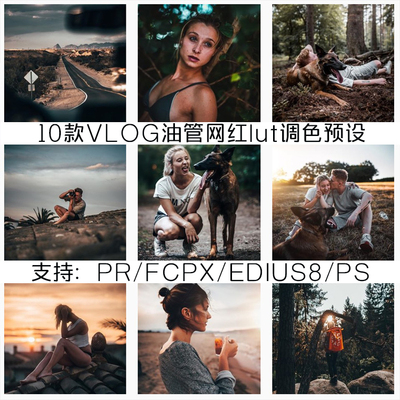 finalcutprox调色插件vlog剪辑视频燃烧的陀螺仪lut滤镜包pr/fcpx