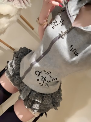 日系宅萌感南瓜裤裙打底少女短裤可爱软妹蛋糕裙蓬蓬裙花边裤裙女