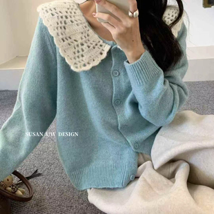 SUSAN-穿搭小心机温柔设计感韩系秋冬减龄百搭保暖毛衣8108-