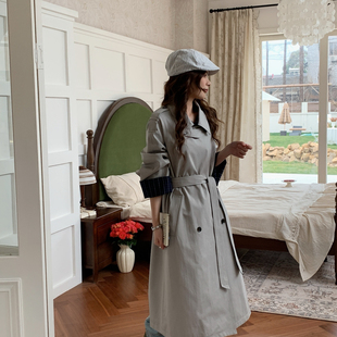 泡菜馆 配腰带 芭蕾雨法式 风衣 CA3128 优雅收腰系带长款 买手严选