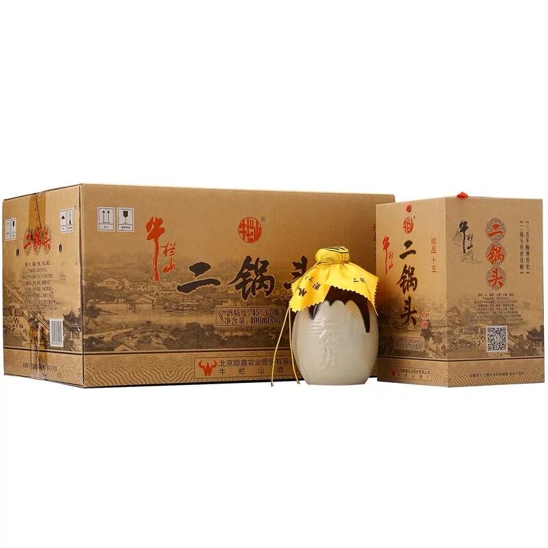 牛栏山珍品15年整箱装清香型白酒