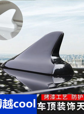 减风阻装饰改装烤漆氧白天线