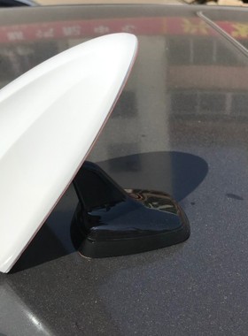 适用于奥迪A3 Q2L车顶黑色小天线改装鲨鱼鳍天线保护罩外观装饰