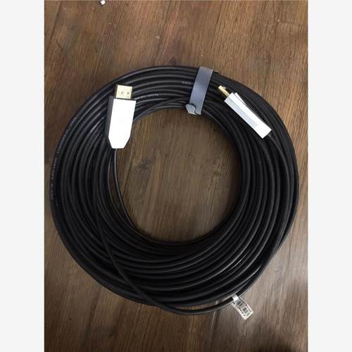 议价出全新未使用50米FIBBR菲伯尔4K光纤DP高清线  刷新