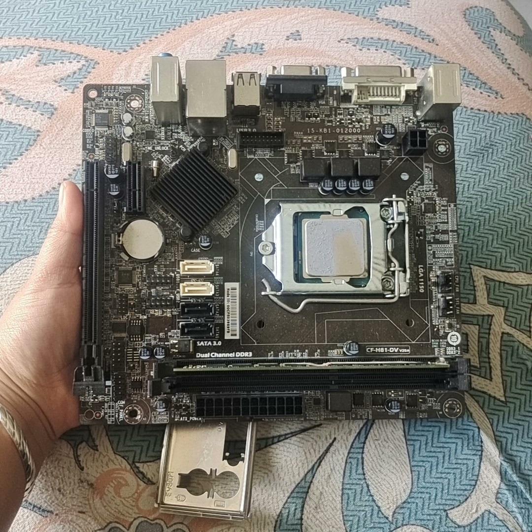 议价电脑主板七彩虹H81主板CF-H81-DV V20A小板