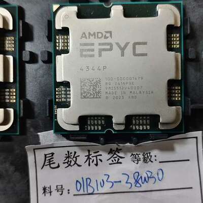 议价AMD EPYC 4344P   原装拆机 CPU 型号10