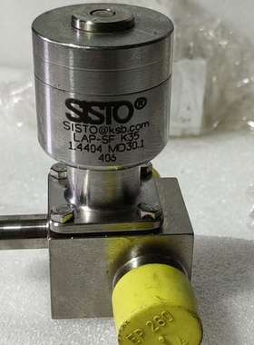 议价SISTO气动隔膜阀LAP-SF.K35一只，具体细节看牌子