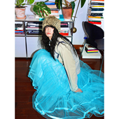 坏品味西部 秋冬小众设计纯色多层网纱蓬蓬裙长款 半身裙