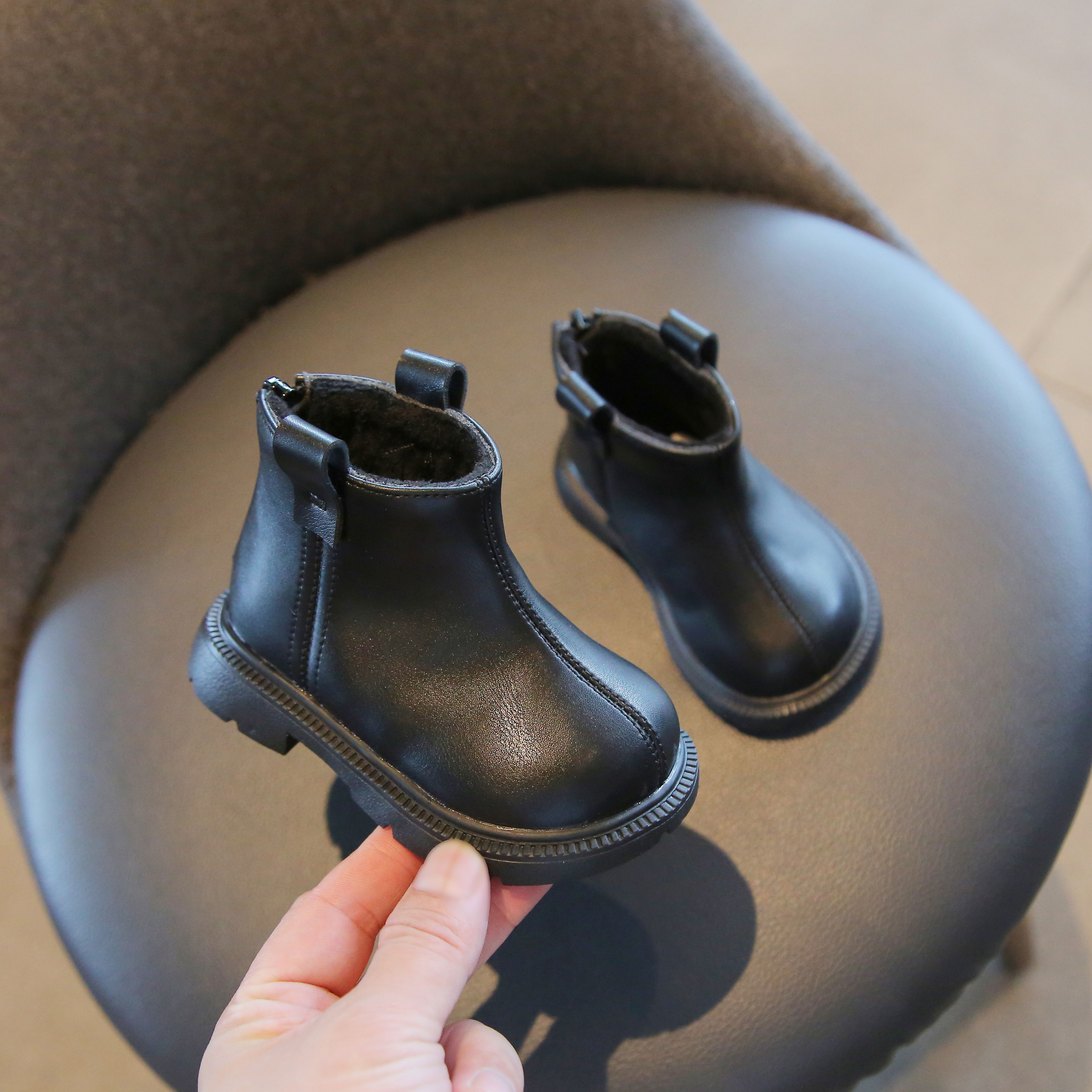 【1一14】岁马丁靴保暖男女童