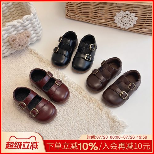秋季宝宝稳步鞋女童防踢纯色童鞋