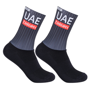UAE pro气动反光公路车运动骑行袜子环法专业队版男女士中筒透气