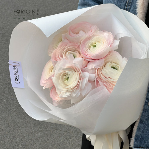 樱花粉洋牡丹生日老婆情人节北京
