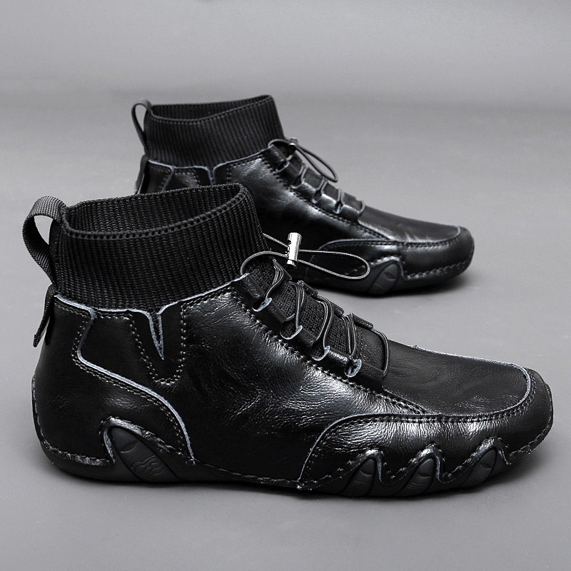 2025秋冬新款马丁靴潮休闲高帮皮鞋男豆豆鞋中邦加绒棉鞋短靴,运动鞋new,运动休闲鞋,淘宝优惠券,粉丝福利购,淘宝优惠卷