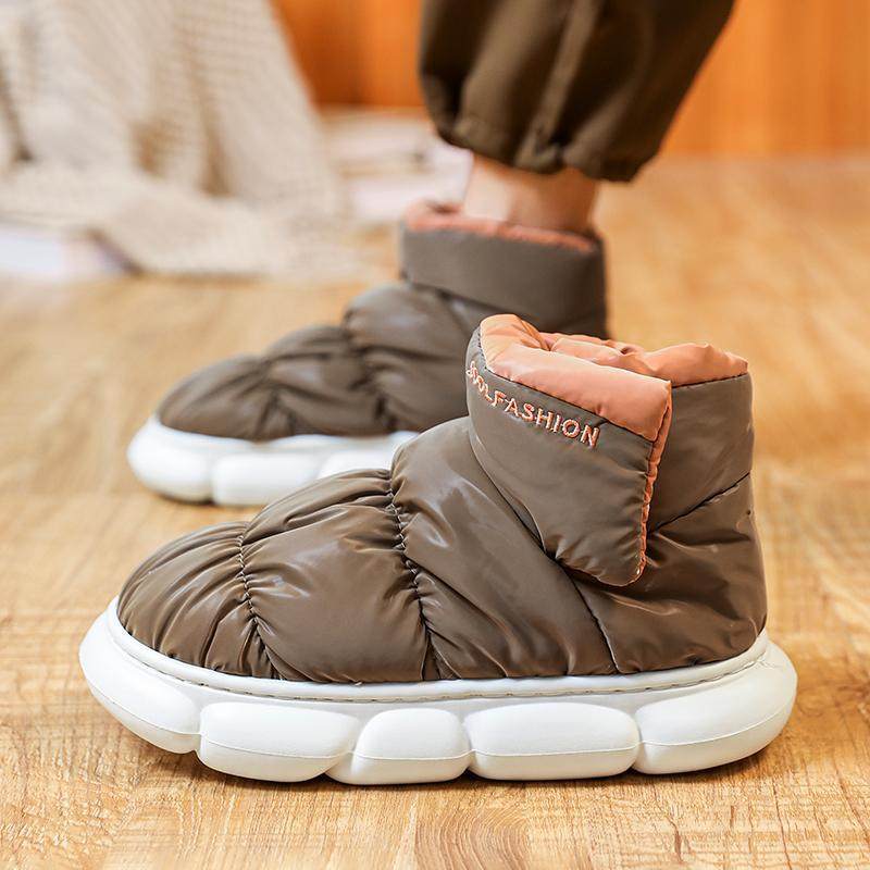 男鞋上新加绒加厚男士雪地靴高帮冬季新款百搭时尚一脚蹬棉鞋男,运动鞋new,运动休闲鞋,淘宝优惠券,粉丝福利购,淘宝优惠卷