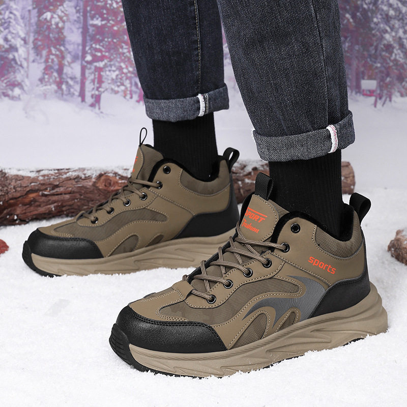 二棉鞋男厚底老爹鞋秋冬季新款雪地靴加绒加厚保暖户外运动休闲鞋,运动鞋new,运动休闲鞋,淘宝优惠券,粉丝福利购,淘宝优惠卷
